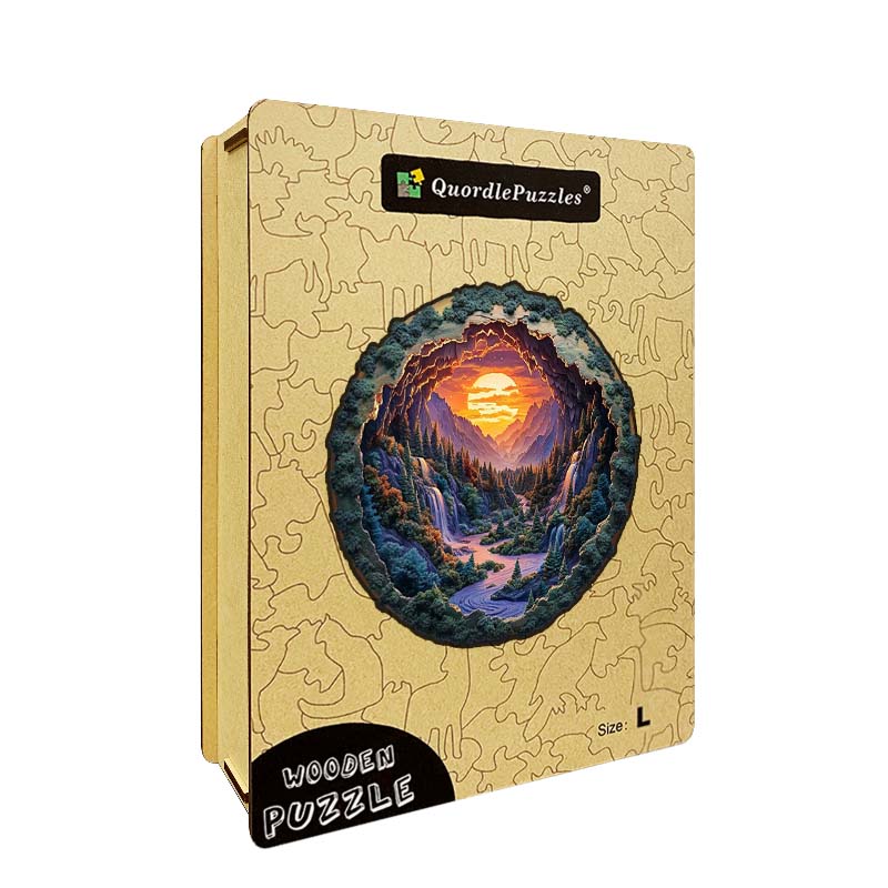 3D Drewniane Puzzle Smok