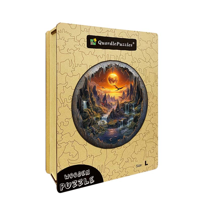 3D Drewniane Puzzle Królestwo Smoków