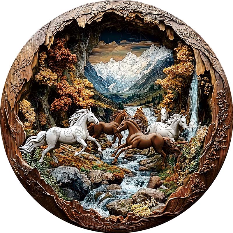 3D Drewniane Puzzle Drzewo Motyli