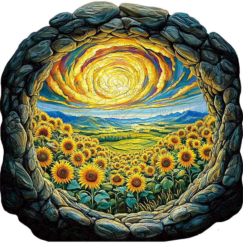 3D Drewniane Puzzle Królestwo Smoków