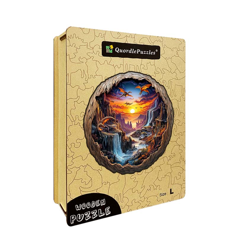 3D Drewniane Puzzle Świecące Drzewo