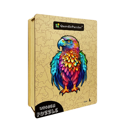 Drevené puzzle vznešené a majestátne orly