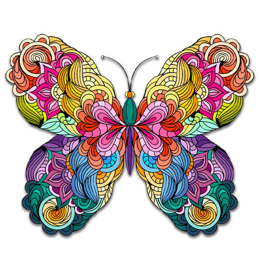 Puzzle farebná edícia butterfly