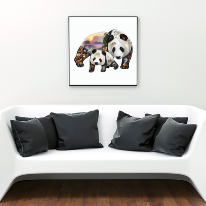 Puzzle panda home