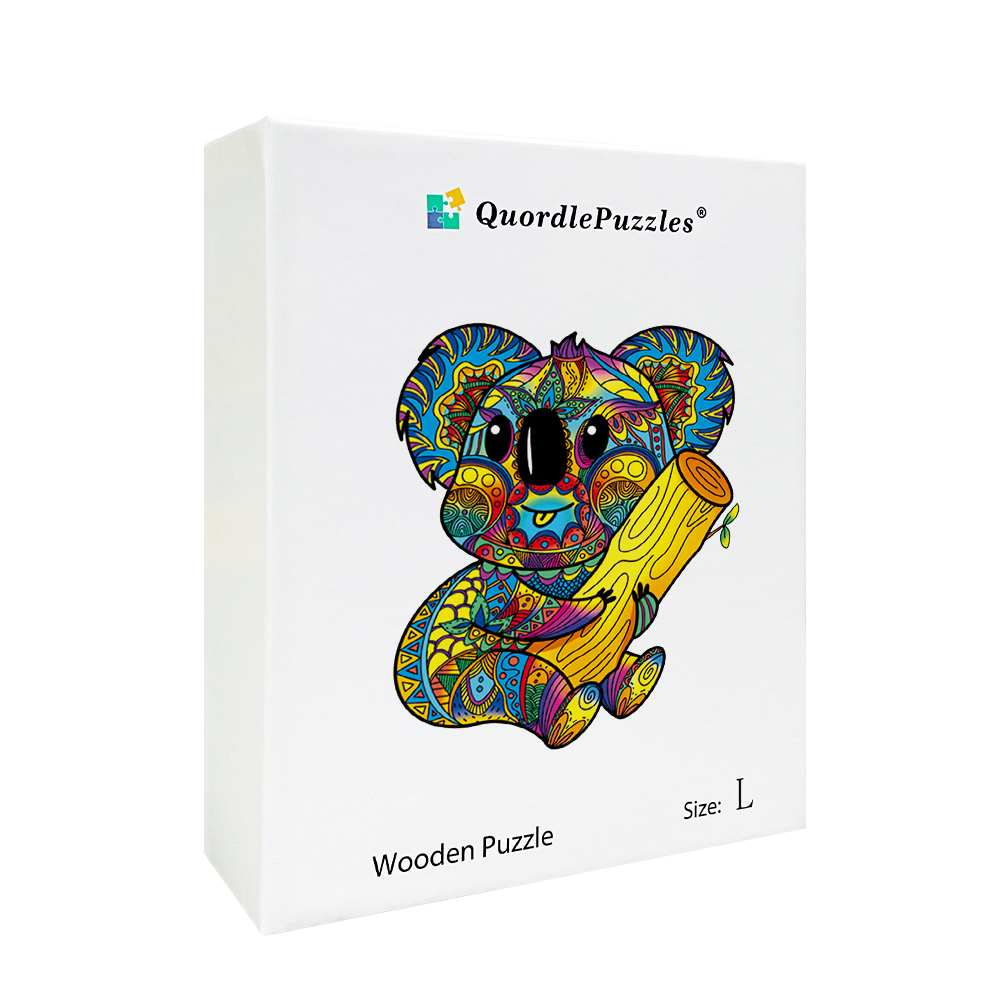 Farebné puzzle s koalou