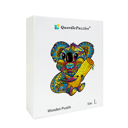Farebné puzzle s koalou