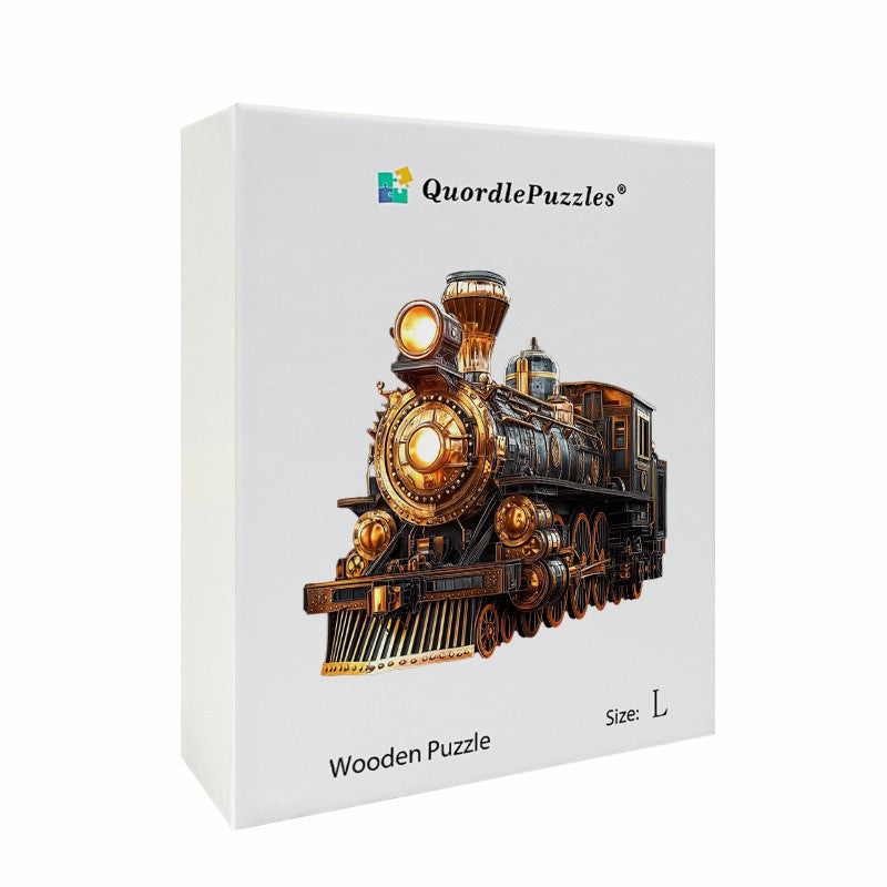 3D Drewniane Puzzle Parowóz