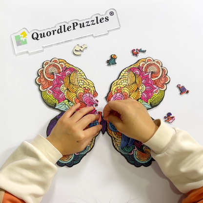 Puzzle farebná edícia butterfly