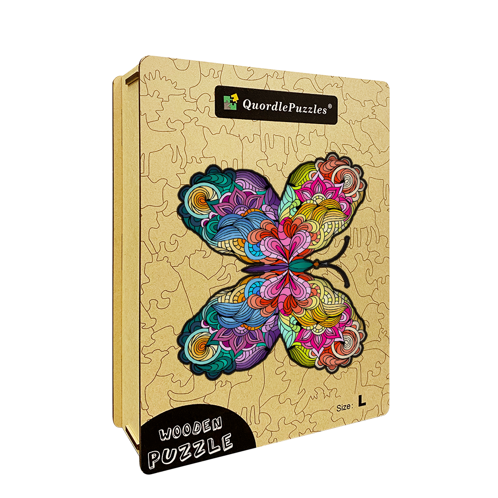 Puzzle farebná edícia butterfly