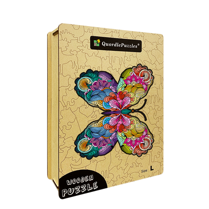 Puzzle farebná edícia butterfly