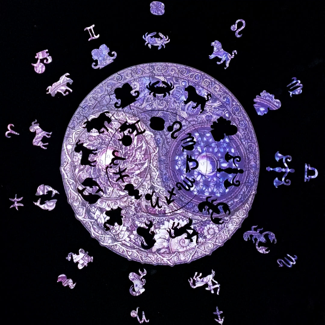 Mandala kvetinové puzzle