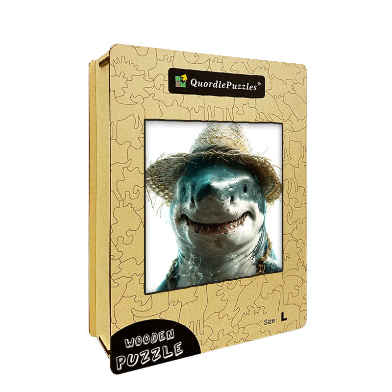 žRalok nosí slamený klobúk