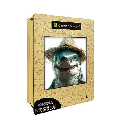 žRalok nosí slamený klobúk