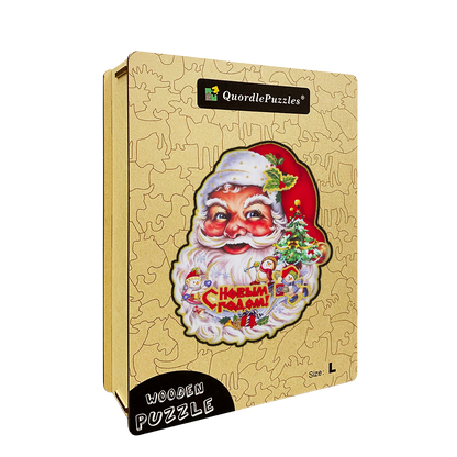 Puzzle santa na vianoce