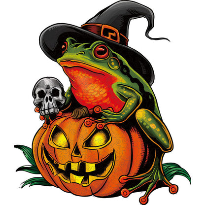 Halloweenska žaba tekvica