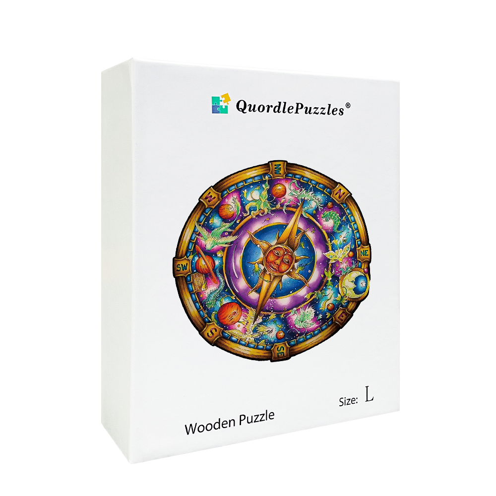 Puzzle s kompasom