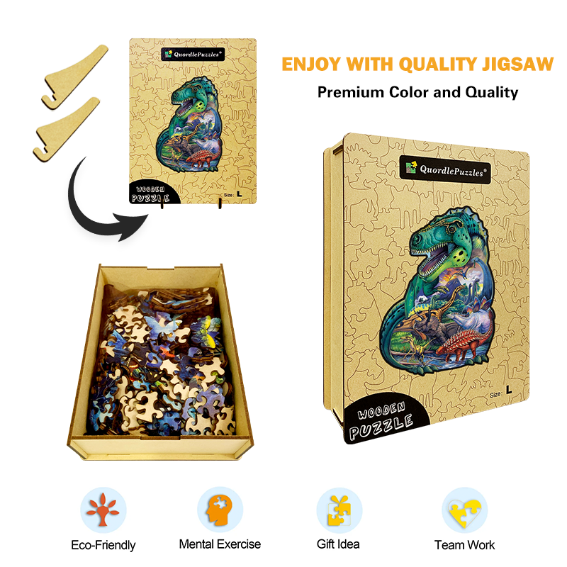 Puzzle dinosaury a sopky
