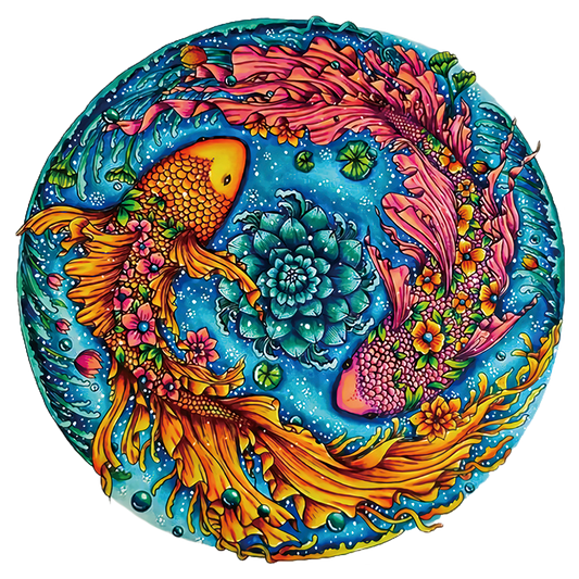 Dvojité rybie puzzle
