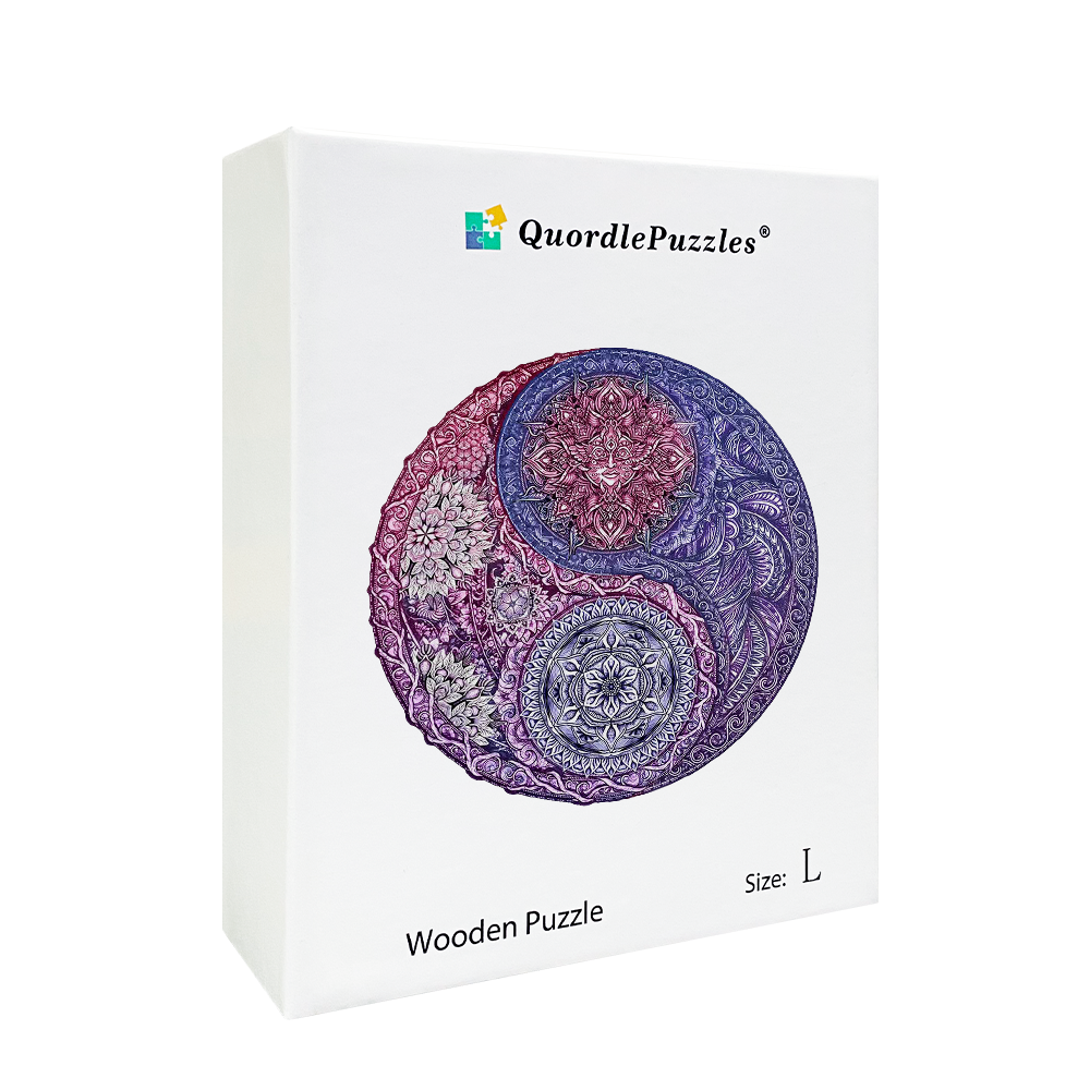 Mandala kvetinové puzzle
