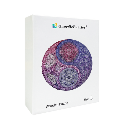 Mandala kvetinové puzzle