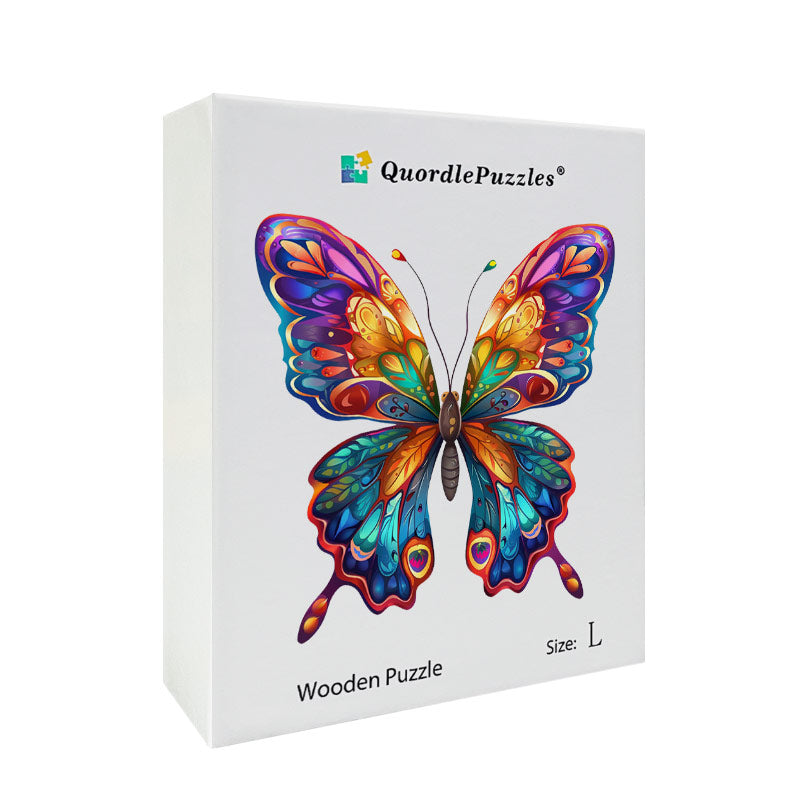 Vibrant butterfly art