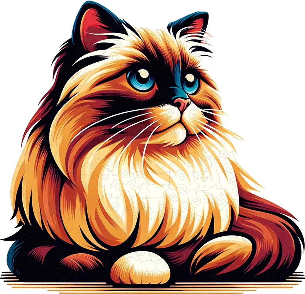 Vibrant whimsy ragdoll
