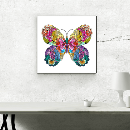 Puzzle farebná edícia butterfly