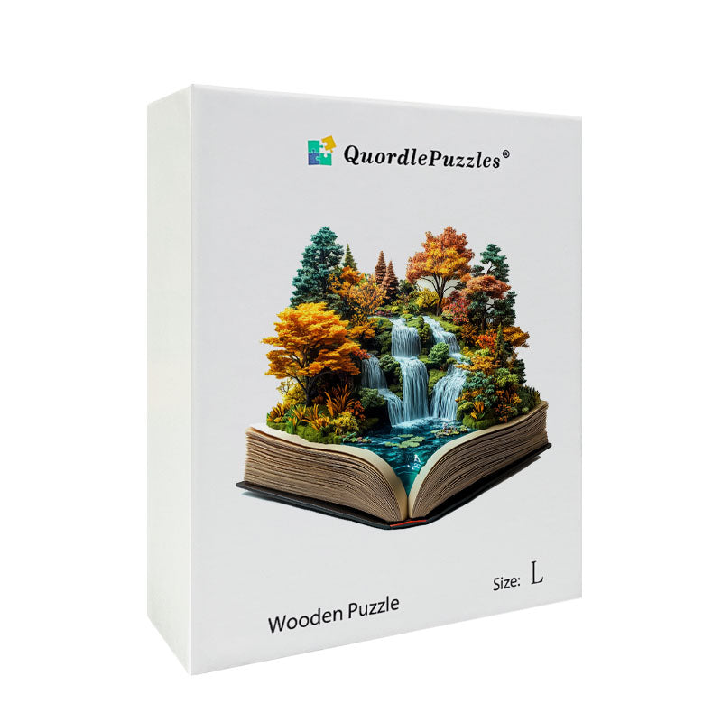 3D majestátne vodopády drevené puzzle