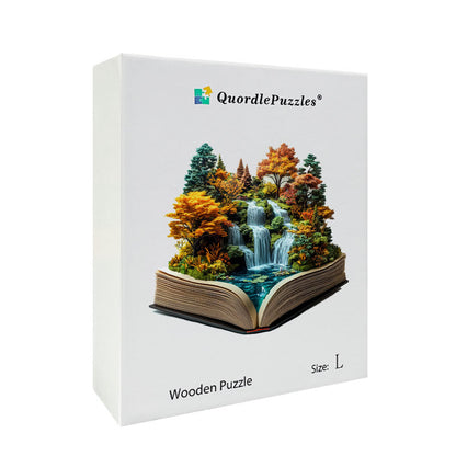 3D majestátne vodopády drevené puzzle