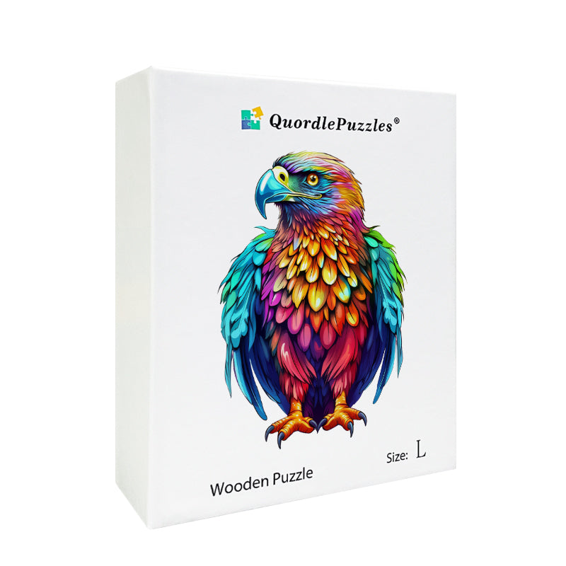 Drevené puzzle vznešené a majestátne orly