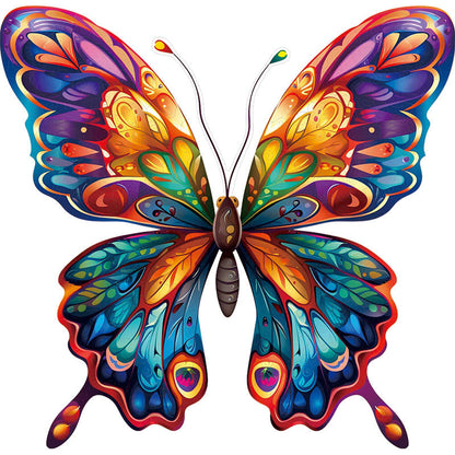 Vibrant butterfly art