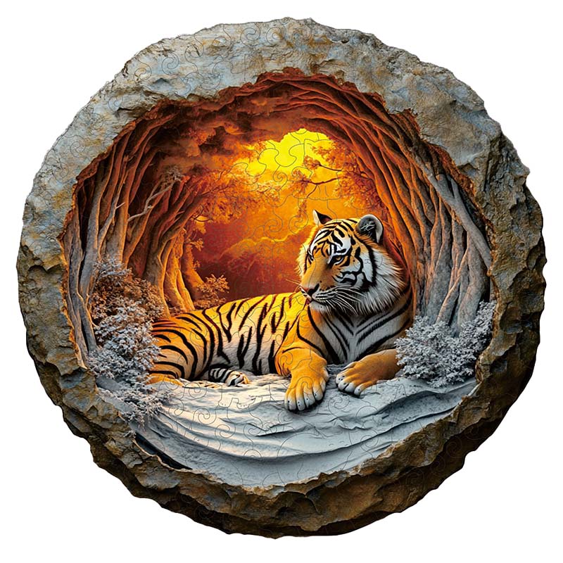 3D Drewniane Puzzle Parowóz