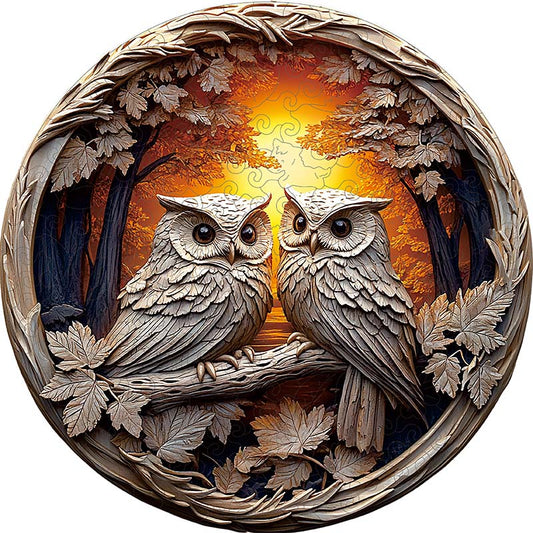 3D Drewniane Puzzle Krajobraz z Wodospadem