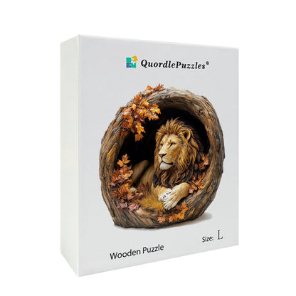 Odpočinok majestátneho leva