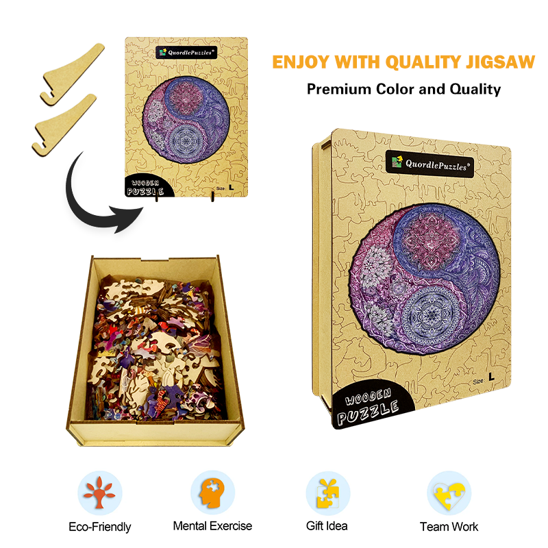 Mandala kvetinové puzzle