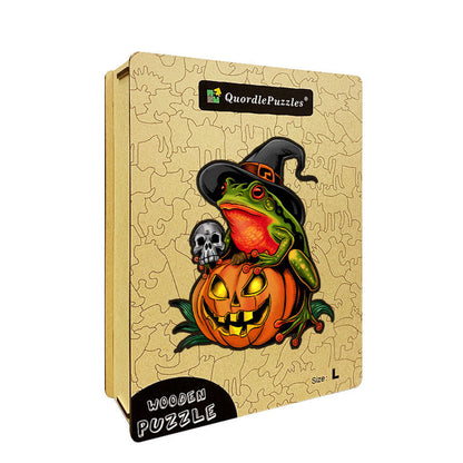 Halloweenska žaba tekvica