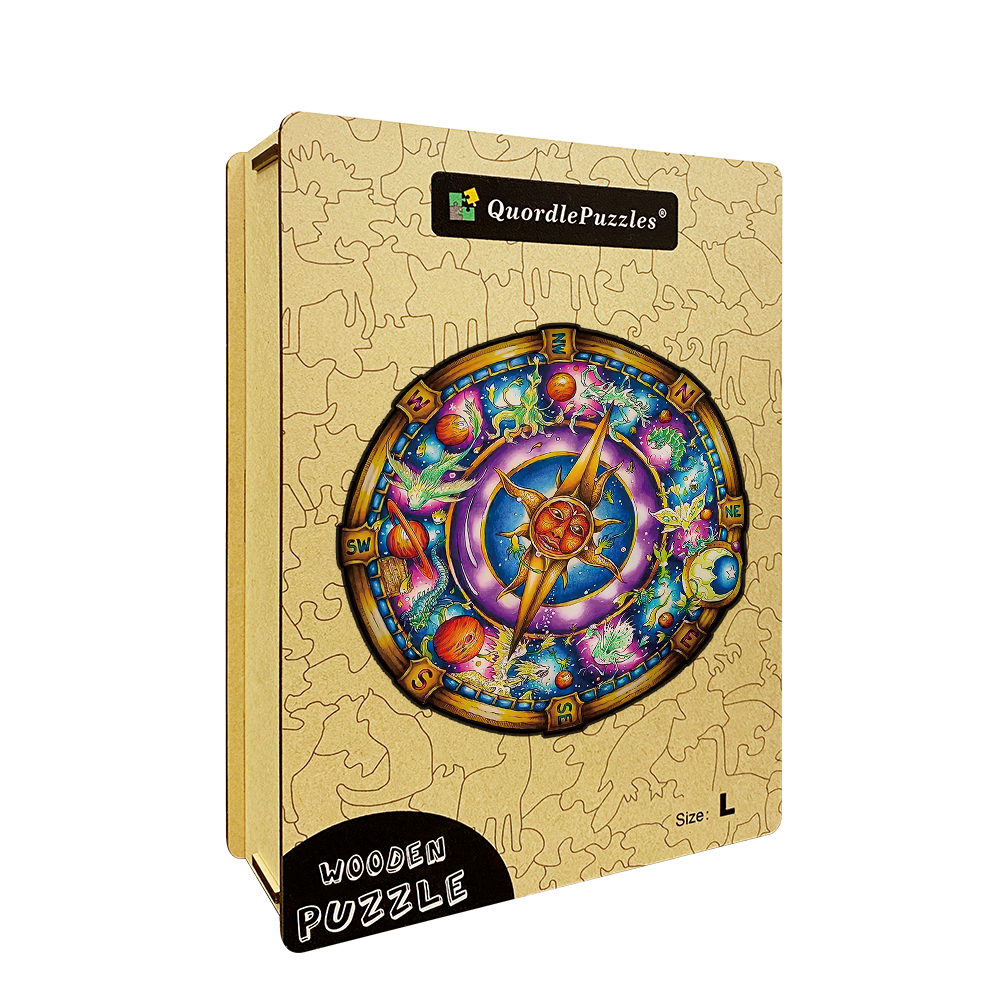 Puzzle s kompasom