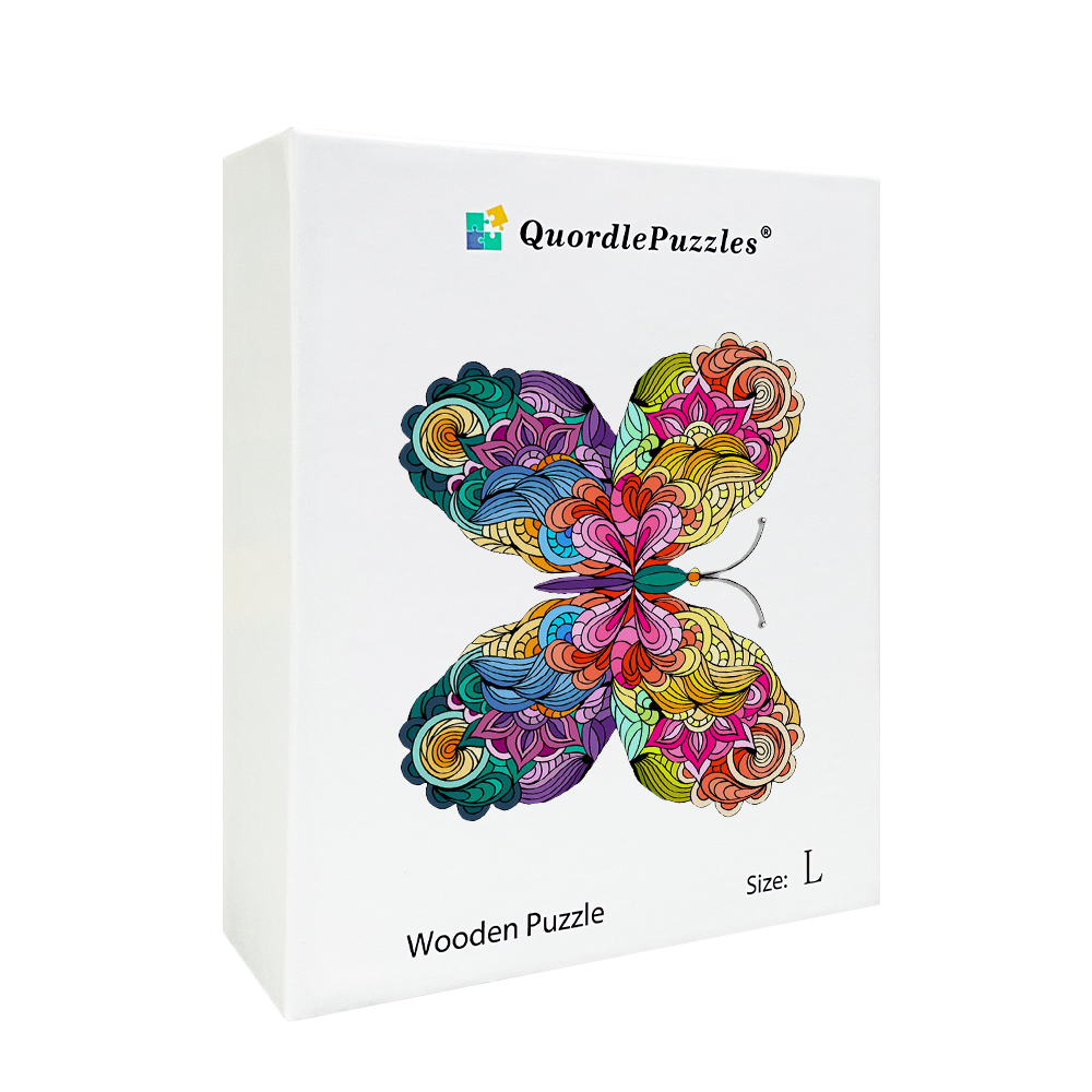 Puzzle farebná edícia butterfly