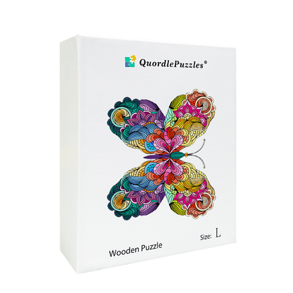 Puzzle farebná edícia butterfly