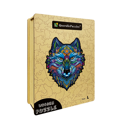 Puzzle kráľa modrého vlka