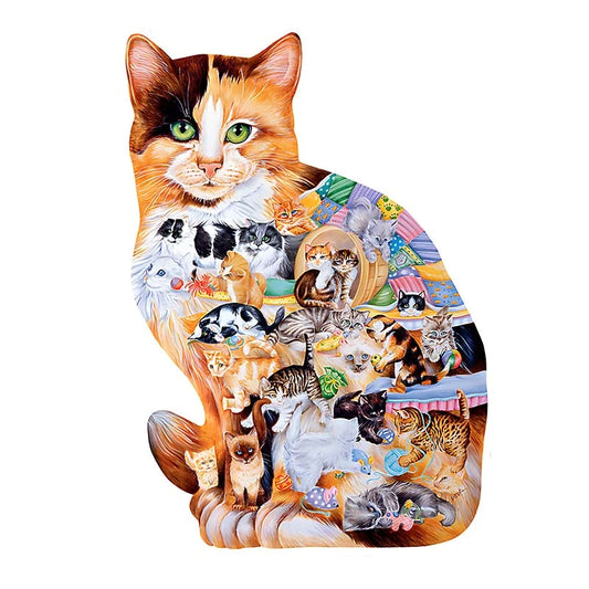 Puzzle sveta mačiek