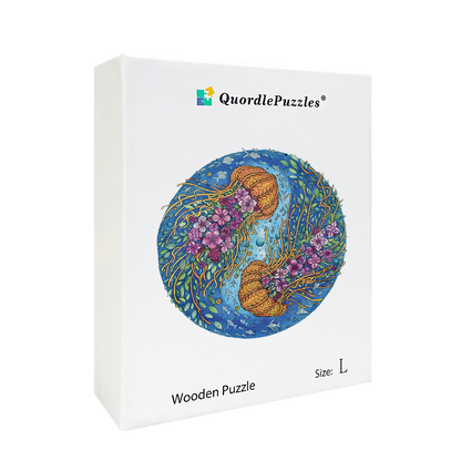 Dvojité puzzle medúzy