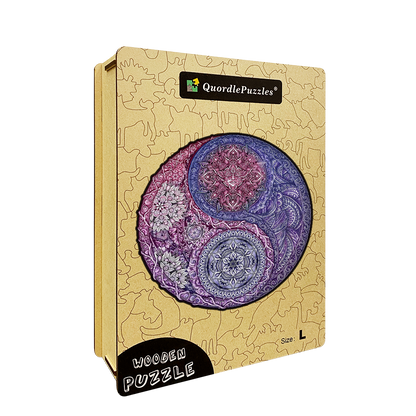 Mandala kvetinové puzzle