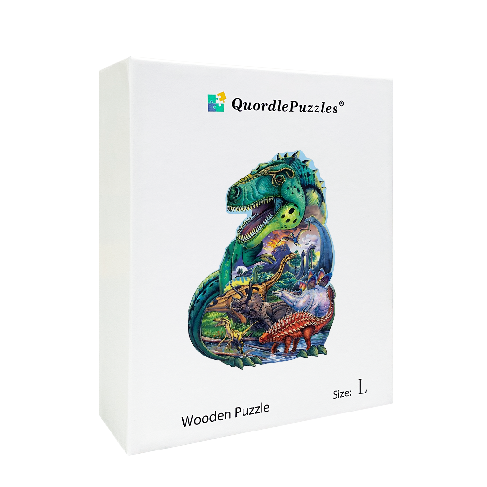 Puzzle dinosaury a sopky